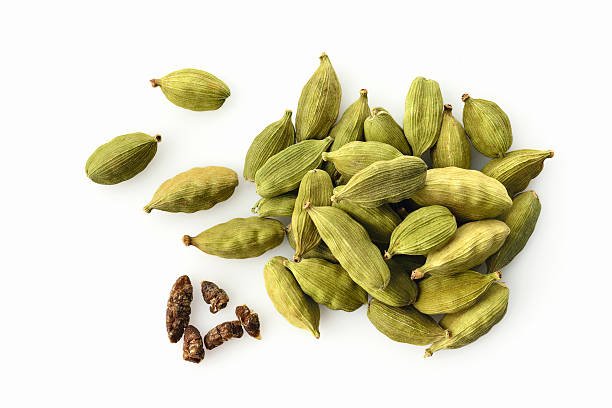 High Resolution Close up of Cardamom Shot in Studio